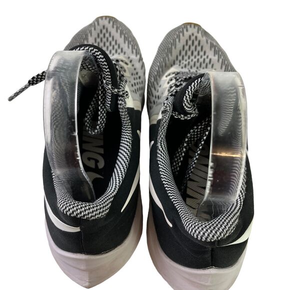 Nike Mens BQ9261-001 Zoom Winflo Black White Running Sneakers Lace Up Shoes 7.5 - Picture 10 of 16